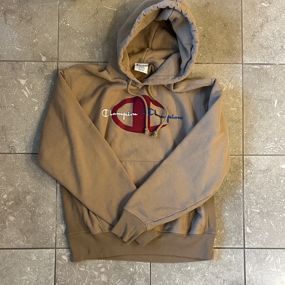 Champion Brown Hoodie with Logo